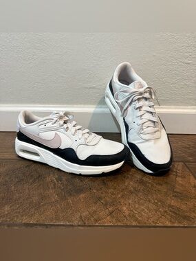 Nike Women's Air Max SC. Platinum Tint/Black Sail/Platinum Violet (CW4554-006).